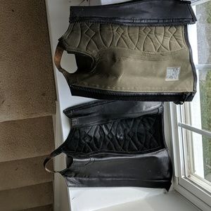 Ariat leather and suede chaps for men